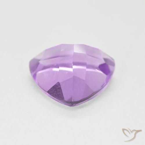 Ametista Violeta rosado claro Natural 3.01ct, Trilhão, VVS
