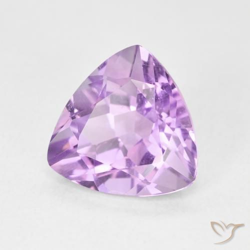 Ametista Violeta claro Natural 2.91ct, Trilhão, VVS