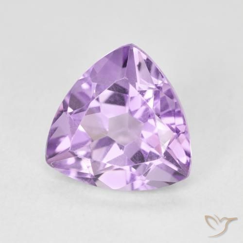 Ametista Violeta claro Natural 2.87ct, Trilhão, VVS