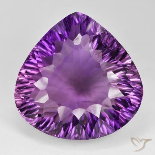 104.71ct Natural Rosa Vivo Violeta Ametista, Formato de pêra, VVS