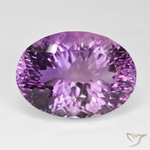 53.31ct Natural Violeta médio Ametista, oval, VVS