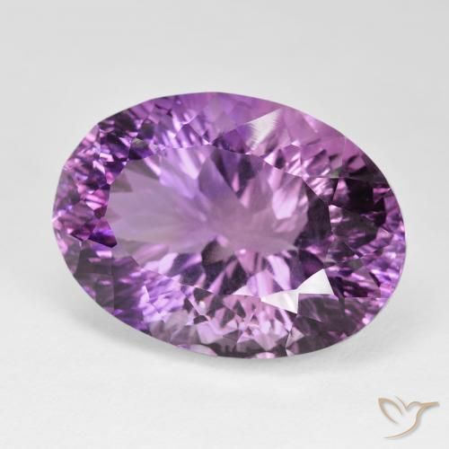 Ametista Violeta médio Natural 53.31ct, oval, VVS
