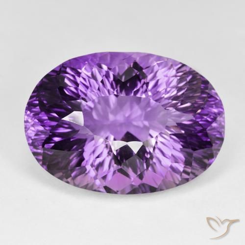 65.58ct Natural Violeta médio Ametista, oval, VVS