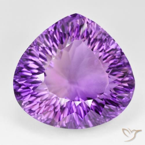 139.93ct Natural Medium Dark-Violet Ametista, Formato de pêra, VVS