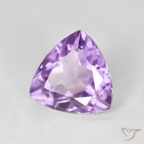 Ametista Íris Rosa Violeta Natural 2.57ct, Trilhão, VVS-VS