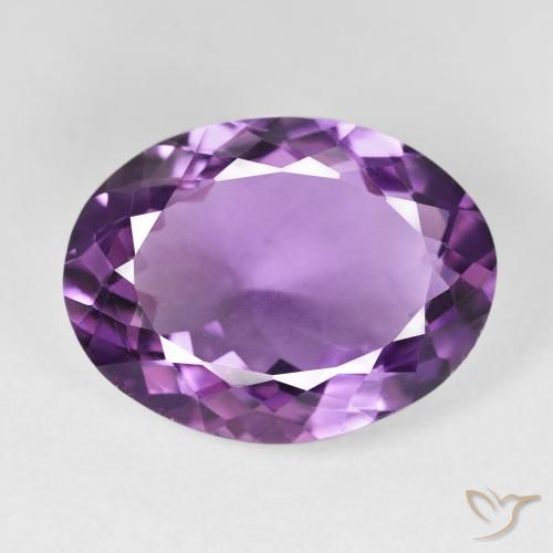 14.13ct Natural Violeta rosado Ametista, oval, VS