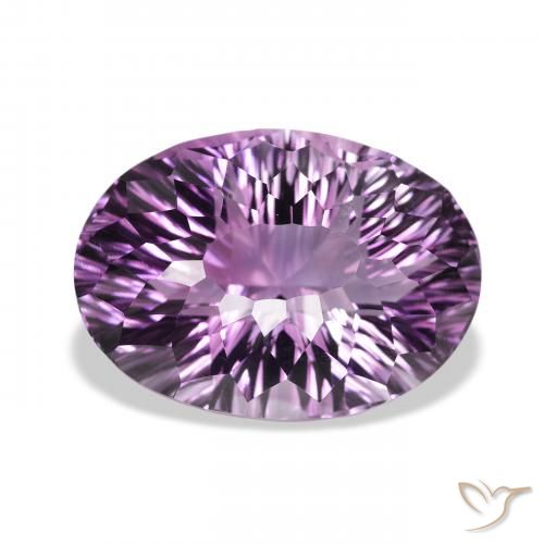 30.56ct Natural Violeta Claro-Médio Ametista, oval, VVS