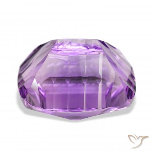 Ametista Violeta médio Natural 56.97ct, Almofada, VVS