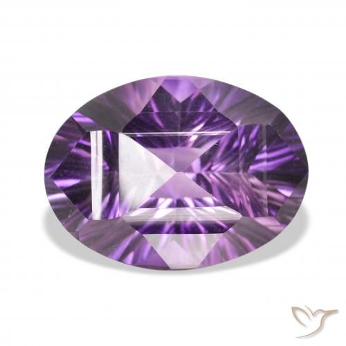 34.82ct Natural Violeta-rosa médio Ametista, oval, VVS