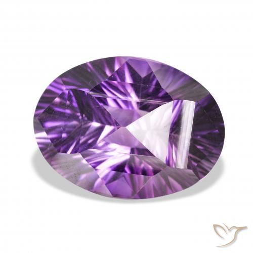 Ametista Violeta-rosa médio Natural 34.82ct, oval, VVS