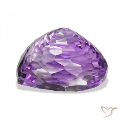 Ametista Violeta Púrpura Profundo Natural 70.80ct, Formato de pêra, VVS