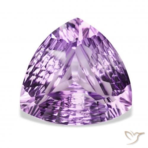 38.65ct Natural Violeta Púrpura Médio Ametista, Trilhão, VVS