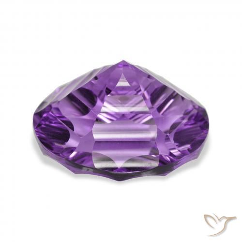 Ametista Violeta Púrpura Médio Natural 33.22ct, Redondo, VVS