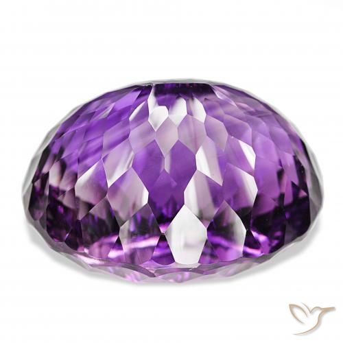 Ametista Medium Dark-Violet Natural 159.46ct, oval, IF