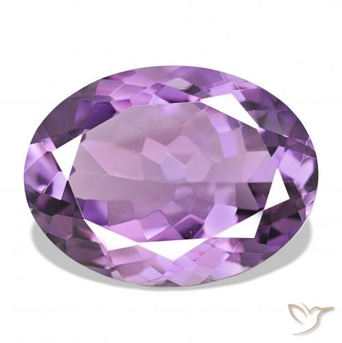 Ametista Medium Light Purplish-Violet Natural 16.10ct, oval, IF