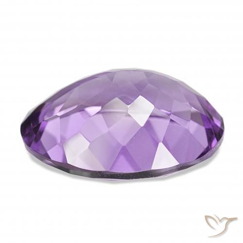 Ametista Medium Light Purplish-Violet Natural 16.10ct, oval, IF