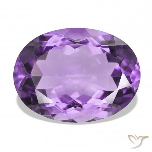 16.40ct Violeta Vívido Ametista Pedras Preciosas, oval, IF