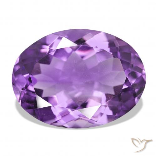 Ametista Violeta Púrpura Profundo Natural 16.75ct, oval, VS