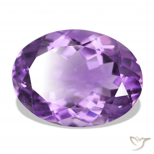 Ametista Violeta Púrpura Profundo Natural 16.75ct, oval, VS