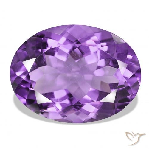 Ametista Violeta médio Natural 16.57ct, oval, VS