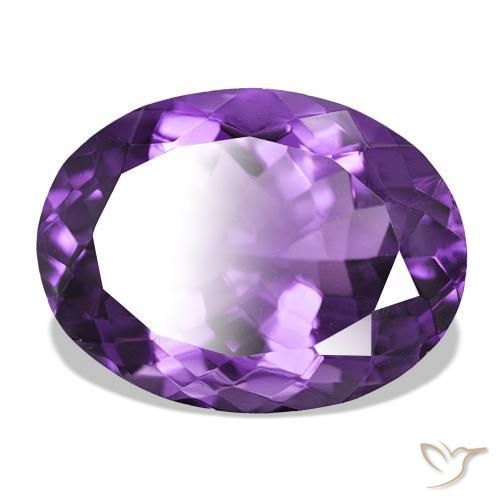 Ametista Violeta Intenso Natural 17.26ct, oval, IF