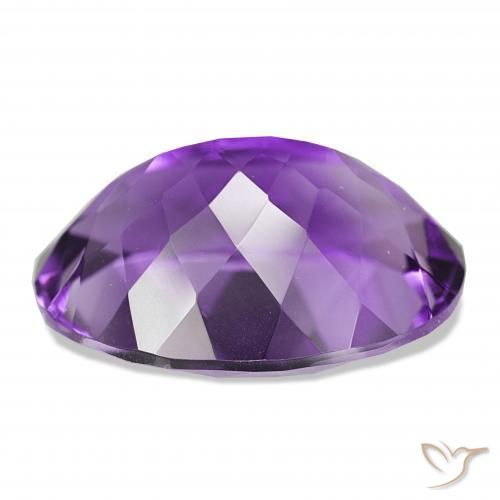 Ametista Medium Dark-Violet Natural 17.08ct, oval, IF