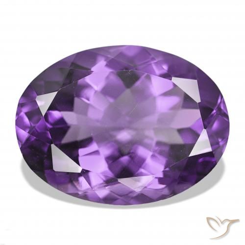 16.87ct Violeta Vívido Ametista, oval, IF