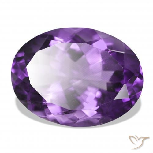 Ametista Violeta Vívido Natural 16.87ct, oval, IF