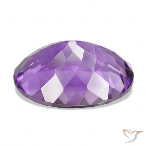 Ametista Violeta médio Natural 17.27ct, oval, IF