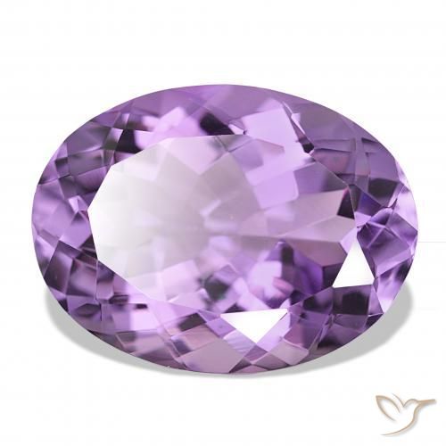 Ametista Violeta Púrpura Médio Natural 16.92ct, oval, VS
