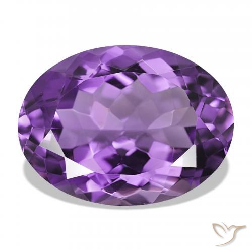 Ametista Violeta Intenso Natural 17.08ct, oval, VVS-VS
