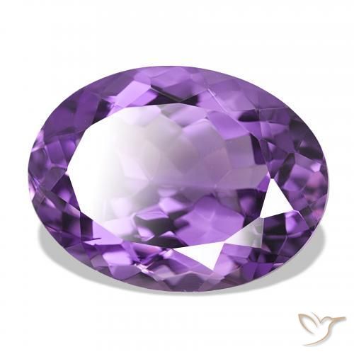 Ametista Violeta Intenso Natural 17.08ct, oval, VVS-VS