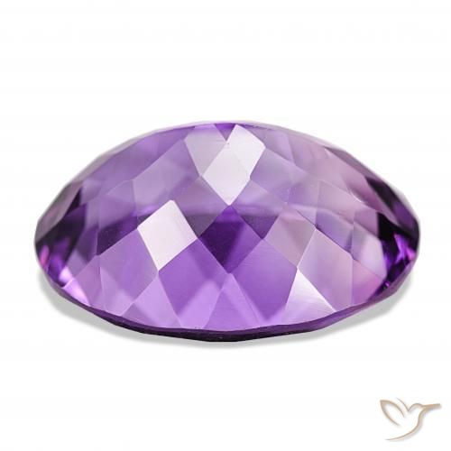 Ametista Violeta médio Natural 17.41ct, oval, IF