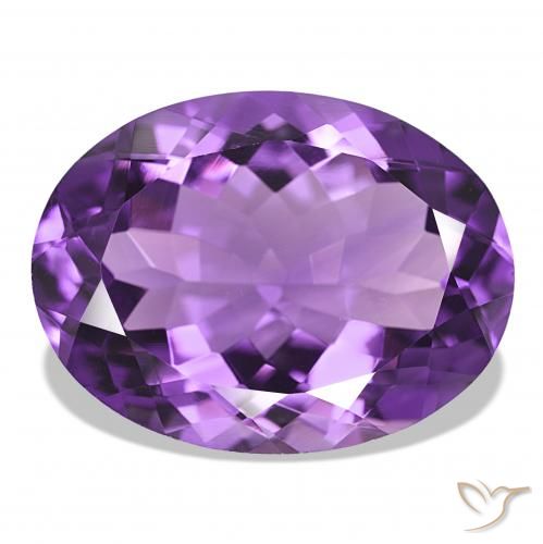 Ametista Violeta Vívido Natural 15.68ct, oval, IF