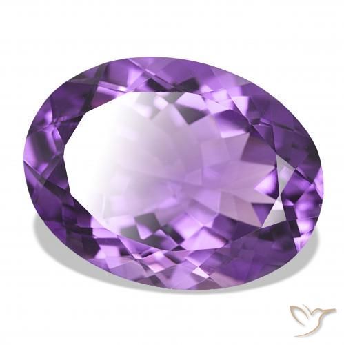 Ametista Violeta Vívido Natural 15.68ct, oval, IF