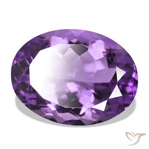Ametista Violeta Intenso Natural 17.07ct, oval, IF