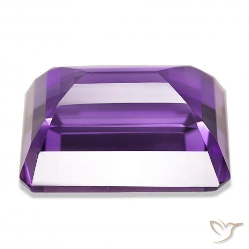 Ametista Violeta Intenso Natural 25.63ct, Corte Octógono / Esmeralda, VVS