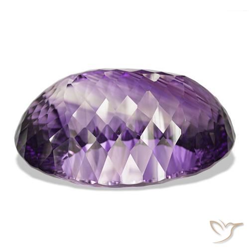 Ametista Violeta médio Natural 147.86ct, Corte Oval, VVS