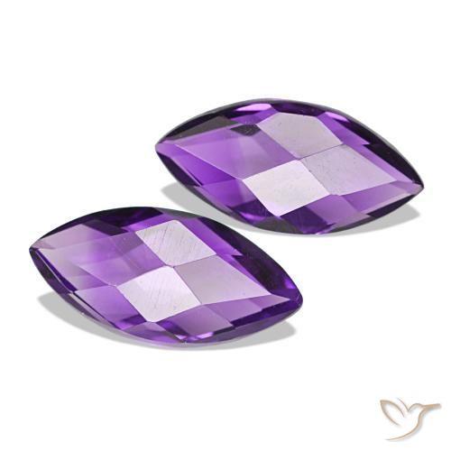 Pedras preciosas de Ametista Medium Light-Violet natural de 1.12 ct, Marquesa, VVS-VS