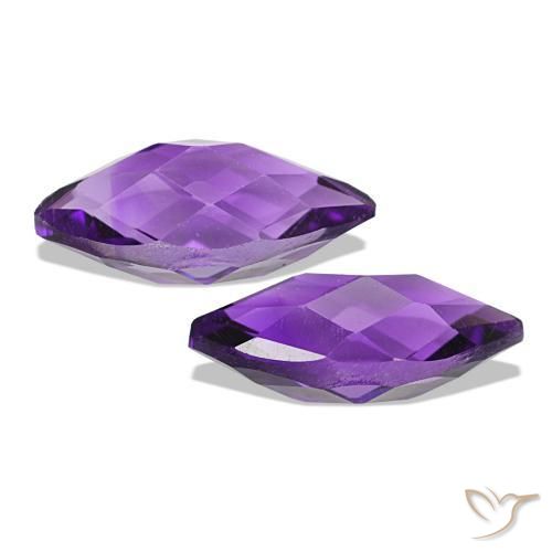 Pedras preciosas de Ametista Medium Light-Violet natural de 1.12 ct, Marquesa, VVS-VS