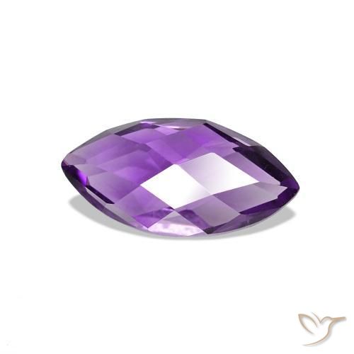 Ametista Violeta médio Natural 0.65ct, Marquesa, VVS
