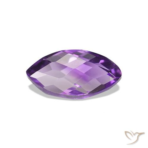 Ametista Violeta Intenso Natural 0.66ct, Marquesa, VVS
