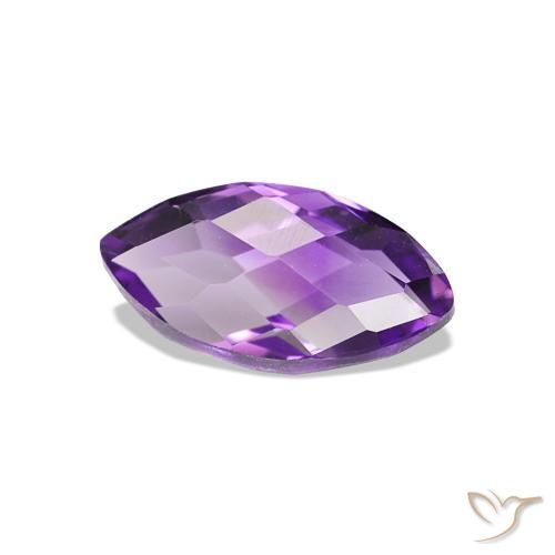 Ametista Violeta Intenso Natural 0.66ct, Marquesa, VVS