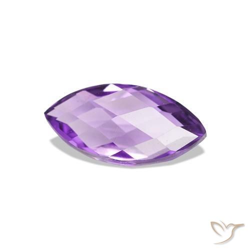 Ametista Violeta médio Natural 0.59ct, Marquesa, VVS
