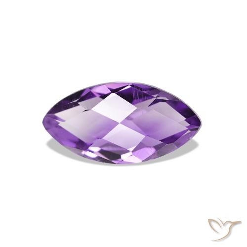 Ametista Violeta médio Natural 0.67ct, Marquesa, VVS
