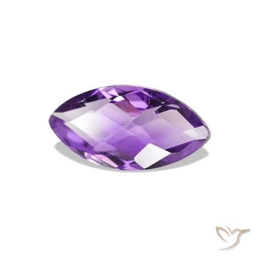 Ametista Violeta médio Natural 0.67ct, Marquesa, VVS