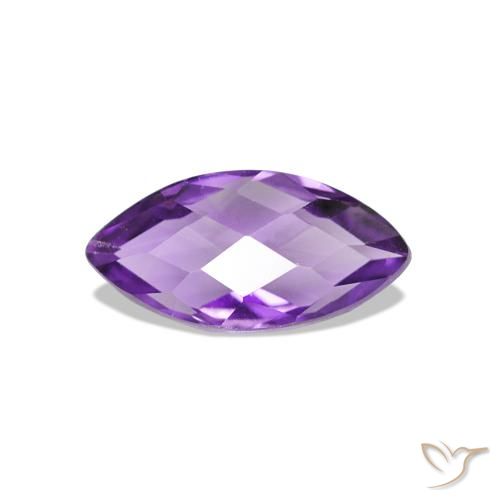 Ametista Violeta médio Natural 0.56ct, Marquesa, VVS