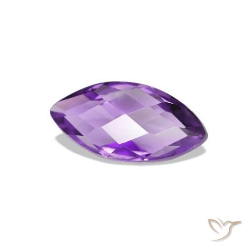 Ametista Violeta médio Natural 0.56ct, Marquesa, VVS