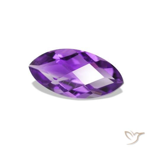 Ametista Violeta médio Natural 0.54ct, Marquesa, VVS
