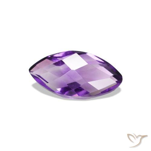 Ametista Violeta Intenso Natural 0.53ct, Marquesa, VS-SI